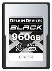 Delkin Black Cfexpress Type A 4.0 Vpg200 Memory Card 1