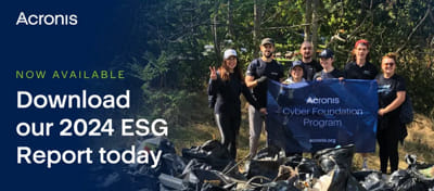 Acronis 2024 Enterprise Strategy Group (esg) Report