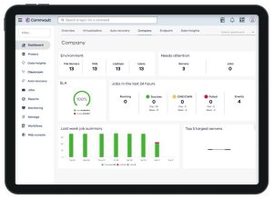 Commvault Crr Safeguarddata Screenshot