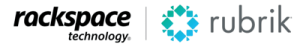 Rackspace Technology Rubrik Logos