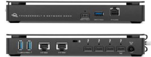 Owc Thunderbolt 5 Dual 10gbe Network Dock Frontandrear