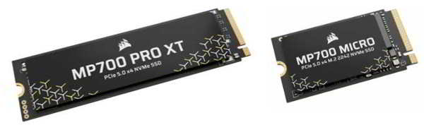 Corsair Ssd Mp700 Series Pro Xt And Micro