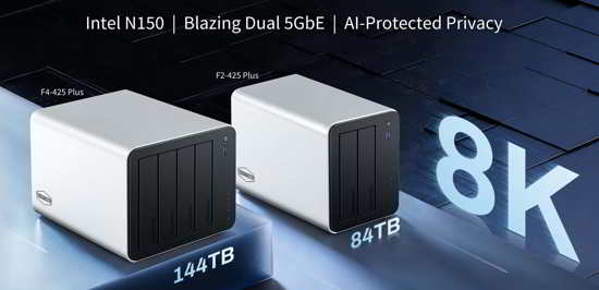 TerraMaster Launches 3+4-Bay F4-425 Plus and 3+2-Bay F2-425 Plus