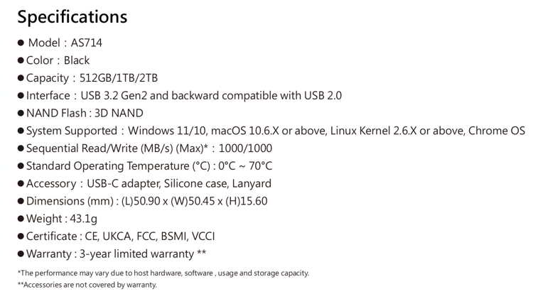 Apacer As714 Spectab Apacer As714 Spectab
