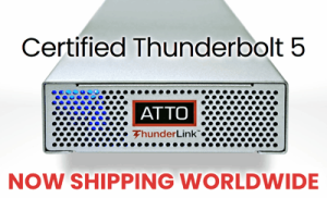 Atto Thunderbolt 5 Ethernet And Fibre Channel Adapters Intro