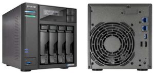Asustor Lockerstor 4 Gen2+ Nas As6704tv2 R2 Frontandrear