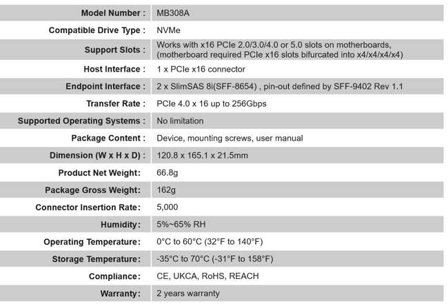 Icy Dock Exlink Mb308a Spectab Icy Dock Exlink Mb308a Spectab