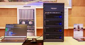 Ms S1 Max With Amd Ryzen Ai Max+ 395 Chip, 4 Node Cluster Display