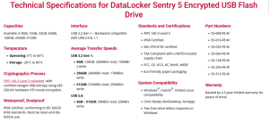 Datalocker Sentry 5 Encrypted Flash Drive Spectab Datalocker Sentry 5 Encrypted Flash Drive Spectab